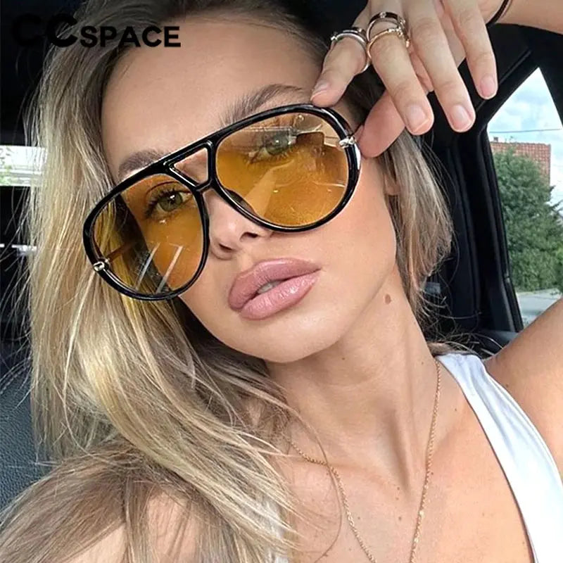 Gold Double Bridge Aviator Sunglasses | Black, Timeless 