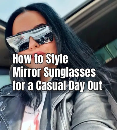 How to Style Mirrored Sunglasses for a Casual Day Out On The Town