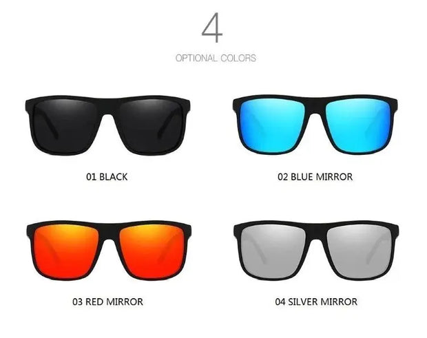 13 IMPORT SURENDRA - Fashion Vintage Square Polarized Sunglasses Men Women Luxury Brand Designer Men's Sun Glasses Driving Fishing UV400 Eyewear Man Wicked Tender