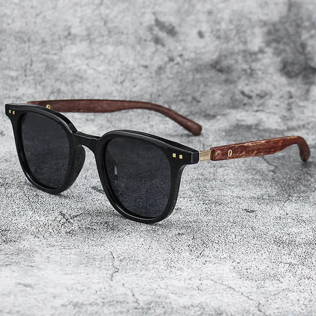 9 IMPORT SURENDRA - New Arrival Men Vintage Wooden Frame Sunglasses Classic Brand Sun Glasses Coating Lens Driving Eyewear for Men/women Wicked Tender