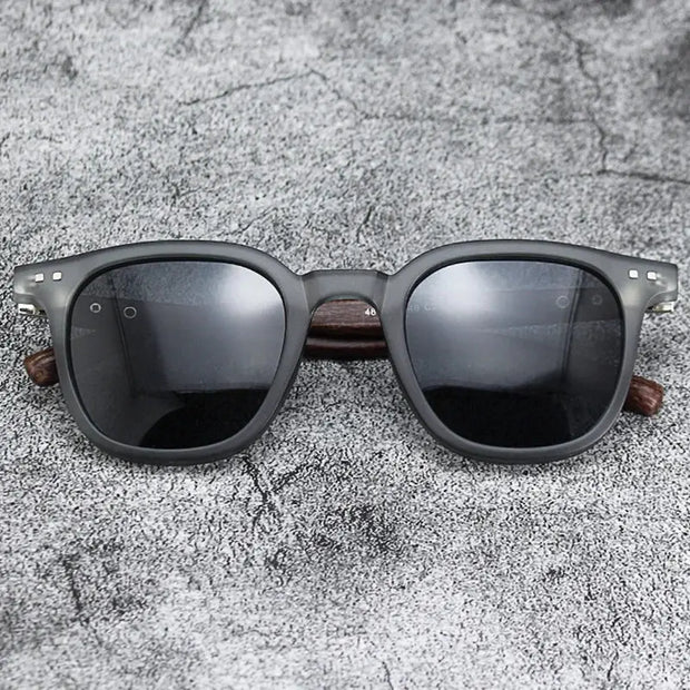 9 IMPORT SURENDRA - New Arrival Men Vintage Wooden Frame Sunglasses Classic Brand Sun Glasses Coating Lens Driving Eyewear for Men/women Wicked Tender