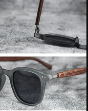 9 IMPORT SURENDRA - New Arrival Men Vintage Wooden Frame Sunglasses Classic Brand Sun Glasses Coating Lens Driving Eyewear for Men/women Wicked Tender