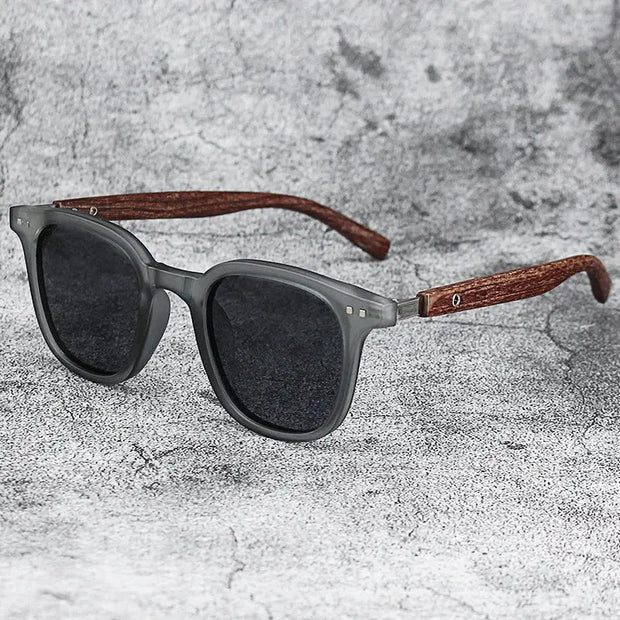 9 IMPORT SURENDRA - New Arrival Men Vintage Wooden Frame Sunglasses Classic Brand Sun Glasses Coating Lens Driving Eyewear for Men/women Wicked Tender