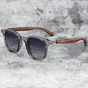 9 IMPORT SURENDRA - New Arrival Men Vintage Wooden Frame Sunglasses Classic Brand Sun Glasses Coating Lens Driving Eyewear for Men/women Wicked Tender