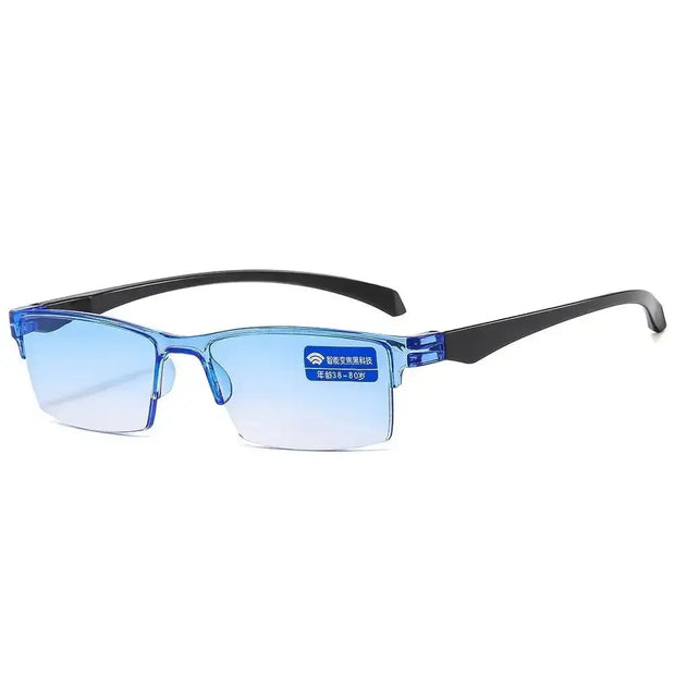 Blue Light Surendra 04 - Smart Automatic Zoom Reading Glasses Ultralight Rimless Anti Blue-ray Radiation Protection Optical Blue Light Glasses Unisex Wicked Tender