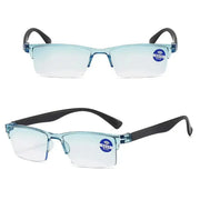 Blue Light Surendra 04 - Smart Automatic Zoom Reading Glasses Ultralight Rimless Anti Blue-ray Radiation Protection Optical Blue Light Glasses Unisex Wicked Tender