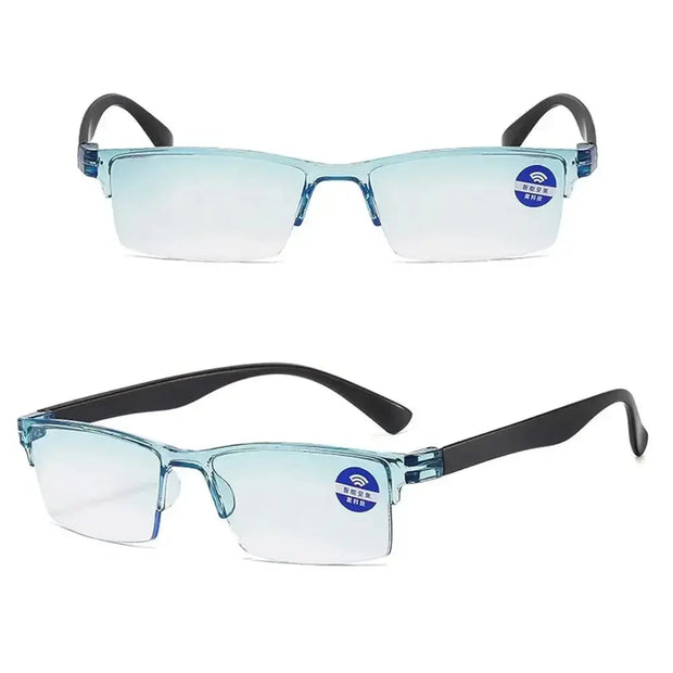 Blue Light Surendra 04 - Smart Automatic Zoom Reading Glasses Ultralight Rimless Anti Blue-ray Radiation Protection Optical Blue Light Glasses Unisex Wicked Tender