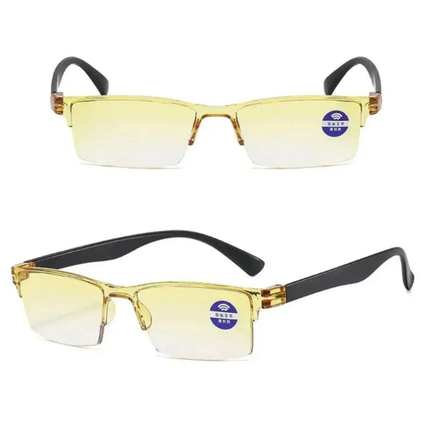 Blue Light Surendra 04 - Smart Automatic Zoom Reading Glasses Ultralight Rimless Anti Blue-ray Radiation Protection Optical Blue Light Glasses Unisex Wicked Tender