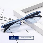 Blue Light Surendra 04 - Smart Automatic Zoom Reading Glasses Ultralight Rimless Anti Blue-ray Radiation Protection Optical Blue Light Glasses Unisex Wicked Tender