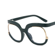 Blue Light Surendra 16 - 2023 Ins Rainbow Frame Fashion Retro Round Anti Blue Light Women Glasses Vintage Oversized Colourful Frame Clear Eyeglasses Wicked Tender