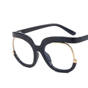 Blue Light Surendra 16 - 2023 Ins Rainbow Frame Fashion Retro Round Anti Blue Light Women Glasses Vintage Oversized Colourful Frame Clear Eyeglasses Wicked Tender
