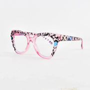Blue Light Surendra 17 - Rhaegal New Pink Cat Eye Blue Light Blocking Glasses for Women Fashion Unique Design Plano Lenses Transparent Computer Glasses Wicked Tender
