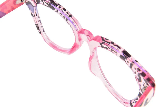Blue Light Surendra 17 - Rhaegal New Pink Cat Eye Blue Light Blocking Glasses for Women Fashion Unique Design Plano Lenses Transparent Computer Glasses Wicked Tender