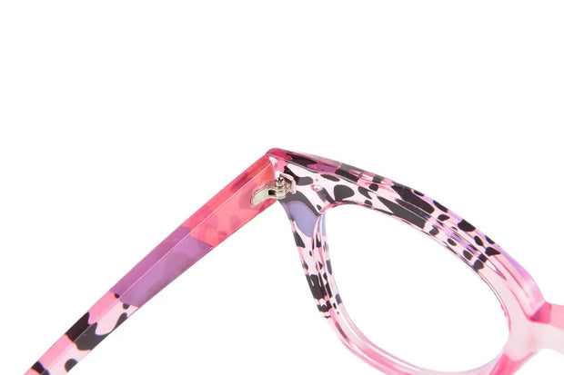 Blue Light Surendra 17 - Rhaegal New Pink Cat Eye Blue Light Blocking Glasses for Women Fashion Unique Design Plano Lenses Transparent Computer Glasses Wicked Tender