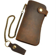 Dragon & Tiger Forge Wallet – Handcrafted Mythic Leather Wallet for Power & Balance