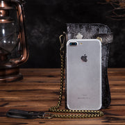 Dragon & Tiger Forge Wallet – Handcrafted Mythic Leather Wallet for Power & Balance