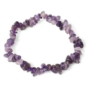 Irregular Chipped Stone Bead Bracelet - Stretch Bracelet Bangle with Natural Amethyst, Citrine, Moonstone & More Wicked Tender