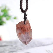 Irregular Gemstone Mineral Pendant Necklace - Raw Amethyst, Rose Quartz, Citrine and More Wicked Tender