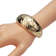 Ladies Rough Surface Thick Scale Pattern Bangle - Statement Cuff Bracelet for Women Wicked Tender