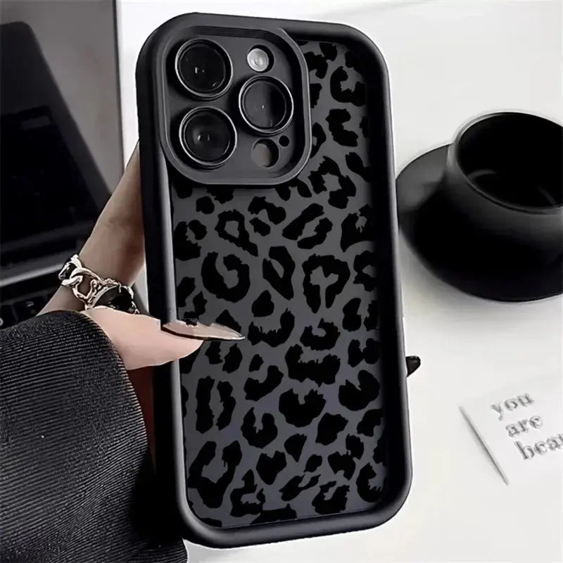Pink Leopard Print Phone Case – Chic, Shock-Proof for iPhone 13-14 – Wicked  Tender
