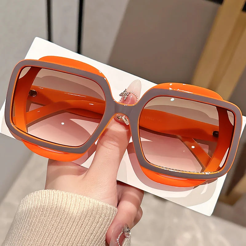 Oversized Square Classic Sunglasses For Women Oversized  display picture 2