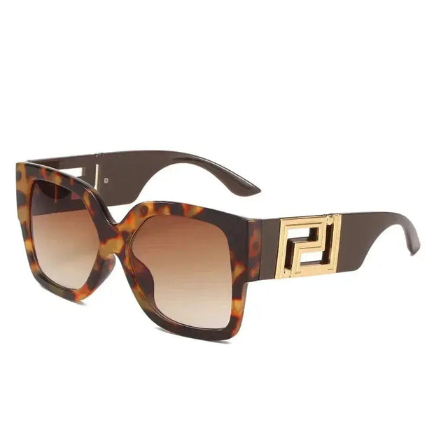 Surendra 02 - Vintage Oversize Sunglasses Men Women Luxury Brand Design Fashion UV400 Eyewear Trendy Square Gradient Shades Sun Glasses Wicked Tender