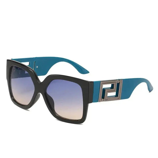 Surendra 02 - Vintage Oversize Sunglasses Men Women Luxury Brand Design Fashion UV400 Eyewear Trendy Square Gradient Shades Sun Glasses Wicked Tender