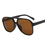 Surendra 06 - Vintage Oversized Sunglasses Women Retro Brand Big Frame Sun Glasses Female Black Yellow Ins Style Square Glasses Oculos De Sol Wicked Tender
