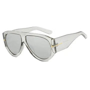 Surendra 08 - New Vintage Woman Oval Shape Sunglasses Brand Designer Sun Glasses Trendy Street Shoot Shades Eyewear UV400 Gafas De Sol Wicked Tender