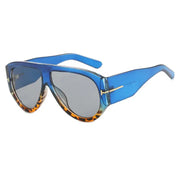 Surendra 08 - New Vintage Woman Oval Shape Sunglasses Brand Designer Sun Glasses Trendy Street Shoot Shades Eyewear UV400 Gafas De Sol Wicked Tender