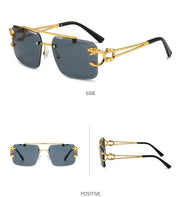 Surendra 10 - Luxury Square Sunglasses Man Woman Brand Designer Vintage Rimless Sun Glasses Male Female Fashion Retro Mirror Oculos De Sol Wicked Tender