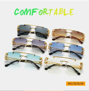 Surendra 10 - Luxury Square Sunglasses Man Woman Brand Designer Vintage Rimless Sun Glasses Male Female Fashion Retro Mirror Oculos De Sol Wicked Tender