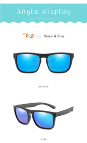 Surendra 12 - 2023 Kids Sunglasses UV400 Protection Vintage Brand Polarized Children Sun Glasses Girls Boys Multi Color Eyeglasses Eyewear Wicked Tender