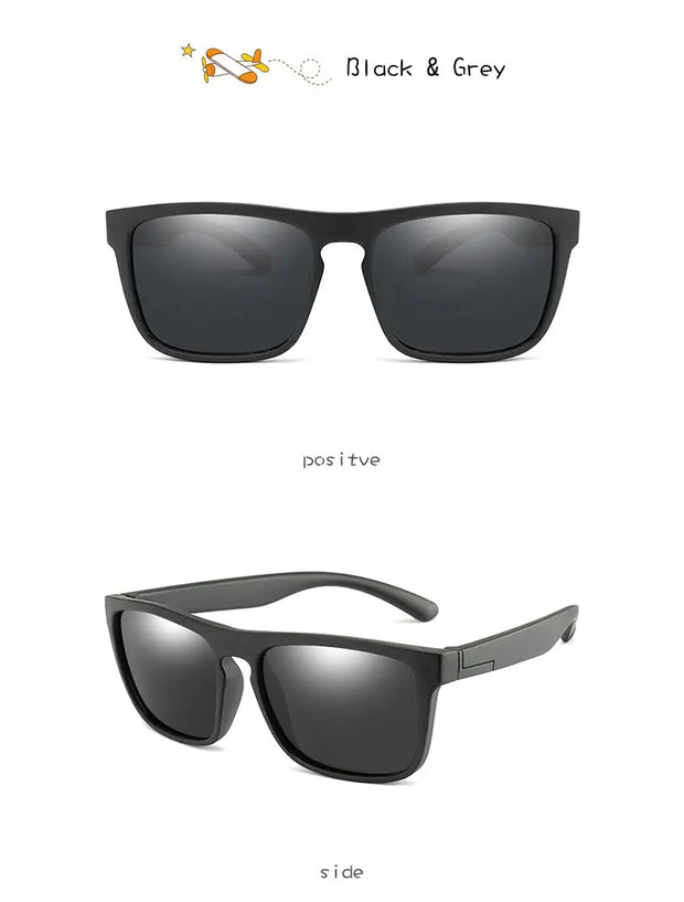 Surendra 12 - 2023 Kids Sunglasses UV400 Protection Vintage Brand Polarized Children Sun Glasses Girls Boys Multi Color Eyeglasses Eyewear Wicked Tender