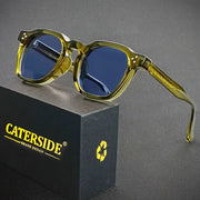 Surendra 18 - CATERSIDE Retro Punk Men Sunglasses Small Frame Square Personalized Design Sun Glasses Women Travel Party Business Festival Gift Wicked Tender