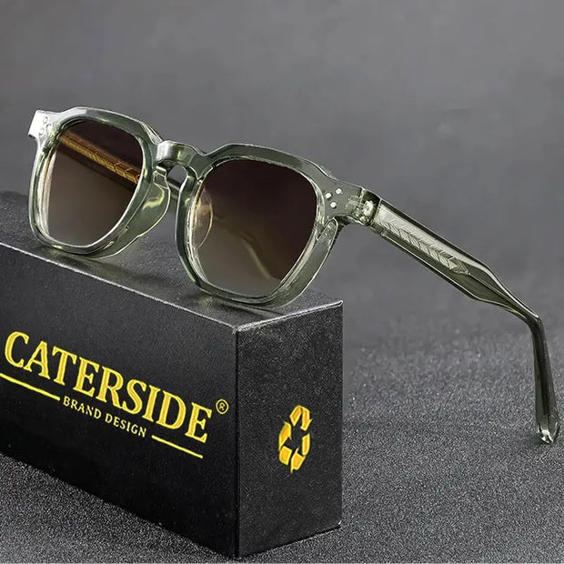 Surendra 18 - CATERSIDE Retro Punk Men Sunglasses Small Frame Square Personalized Design Sun Glasses Women Travel Party Business Festival Gift Wicked Tender