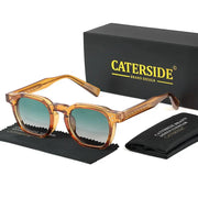 Surendra 18 - CATERSIDE Retro Punk Men Sunglasses Small Frame Square Personalized Design Sun Glasses Women Travel Party Business Festival Gift Wicked Tender