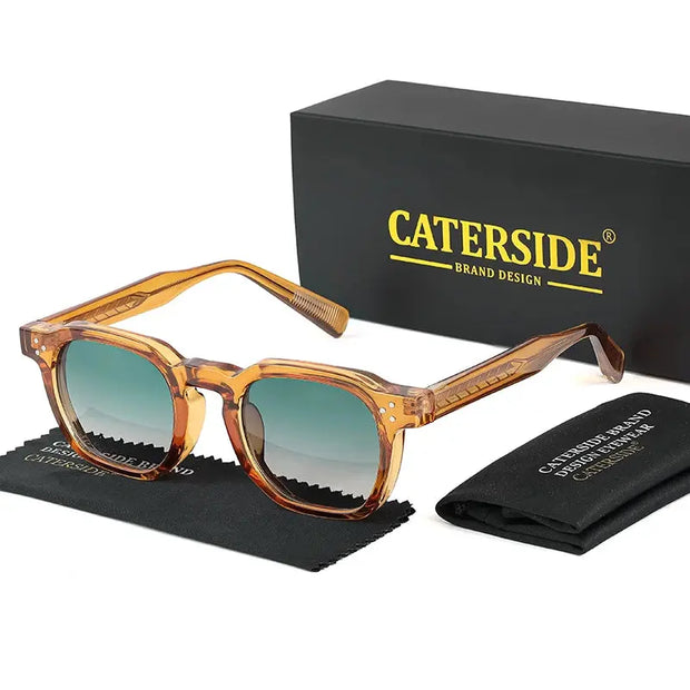 Surendra 18 - CATERSIDE Retro Punk Men Sunglasses Small Frame Square Personalized Design Sun Glasses Women Travel Party Business Festival Gift Wicked Tender