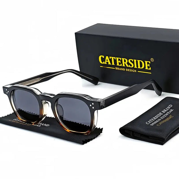 Surendra 18 - CATERSIDE Retro Punk Men Sunglasses Small Frame Square Personalized Design Sun Glasses Women Travel Party Business Festival Gift Wicked Tender