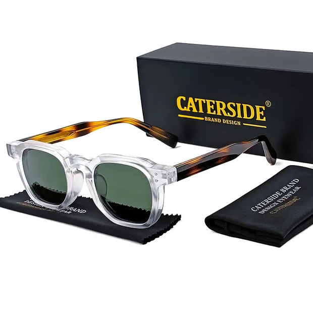 Surendra 18 - CATERSIDE Retro Punk Men Sunglasses Small Frame Square Personalized Design Sun Glasses Women Travel Party Business Festival Gift Wicked Tender