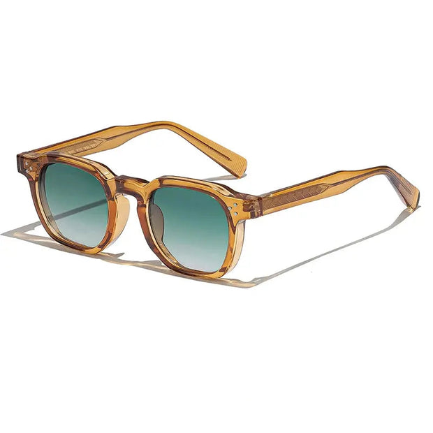 Surendra 18 - CATERSIDE Retro Punk Men Sunglasses Small Frame Square Personalized Design Sun Glasses Women Travel Party Business Festival Gift Wicked Tender
