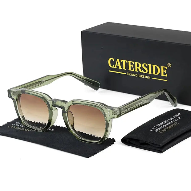 Surendra 18 - CATERSIDE Retro Punk Men Sunglasses Small Frame Square Personalized Design Sun Glasses Women Travel Party Business Festival Gift Wicked Tender