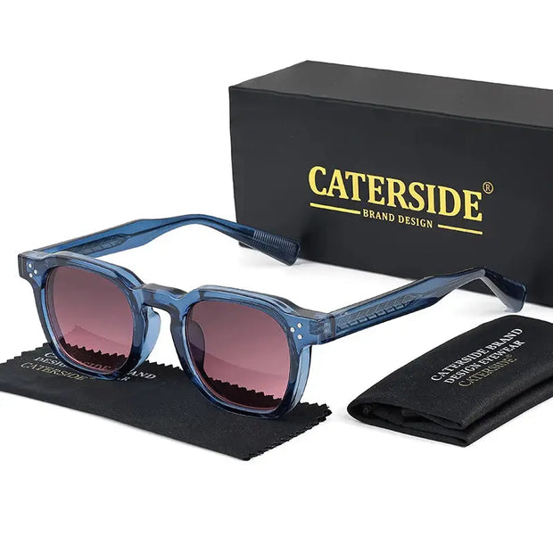 Surendra 18 - CATERSIDE Retro Punk Men Sunglasses Small Frame Square Personalized Design Sun Glasses Women Travel Party Business Festival Gift Wicked Tender