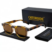 Surendra 18 - CATERSIDE Retro Punk Men Sunglasses Small Frame Square Personalized Design Sun Glasses Women Travel Party Business Festival Gift Wicked Tender