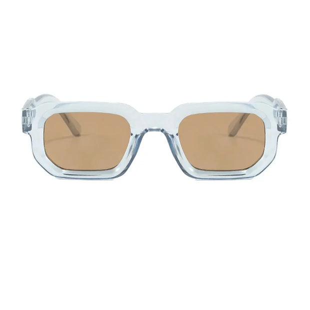 Surendra 24 - Vintage Rectangle Frame Sunglasses Men Fashion Retro Sun Glasses Luxury Brand Design UV400 Shades Eyewear Women Goggles Wicked Tender