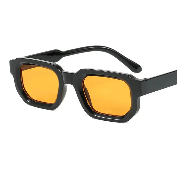 Surendra 24 - Vintage Rectangle Frame Sunglasses Men Fashion Retro Sun Glasses Luxury Brand Design UV400 Shades Eyewear Women Goggles Wicked Tender