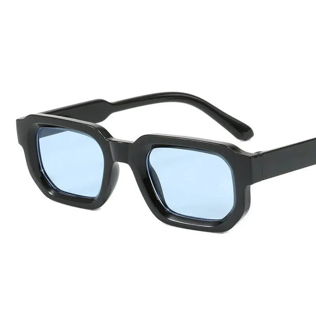 Surendra 24 - Vintage Rectangle Frame Sunglasses Men Fashion Retro Sun Glasses Luxury Brand Design UV400 Shades Eyewear Women Goggles Wicked Tender
