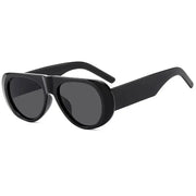 Surendra 38 - Retro Big Frame Punk Sunglasses Women Fashion New Oversized Sunglasses Gradient Color Vintage Round Glasses Goggles Wicked Tender