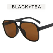 Surendra 39 - Ins Style Vintage Square Punk Sunglasses Women Retro Brand Oversized Frame Sun Glasses Female Black Yellow Glasses Oculos De Sol Wicked Tender