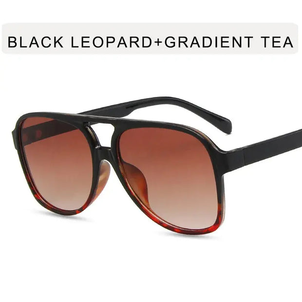 Surendra 39 - Ins Style Vintage Square Punk Sunglasses Women Retro Brand Oversized Frame Sun Glasses Female Black Yellow Glasses Oculos De Sol Wicked Tender